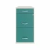 Office Designs 3-Drawer File Cabinet, Pearl White/Teal (25179) 1 Office Designs 3-Drawer File Cabinet, Pearl White/Teal (25179) -ORGANIZTIONAL STORAGE Sales unnamed file 1531