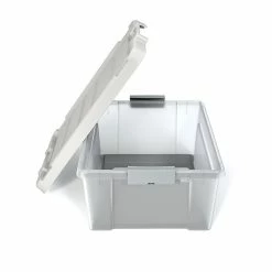 TRU RED™ 46.8 Qt. Latch Lid Storage Bin, Clear (TR58306) -ORGANIZTIONAL STORAGE Sales unnamed file 154