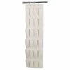 Household Essentials Over-the-Door Shoe Organizer With 24 Pockets, Natural (311382)