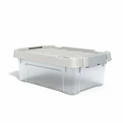 TRU RED™ 46.8 Qt. Latch Lid Storage Bin, Clear (TR58306) -ORGANIZTIONAL STORAGE Sales unnamed file 157
