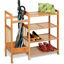 Honey-Can-Do Honey Can Do® Bamboo Entryway Organizer