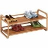 Honey-Can-Do Honey Can Do 2-Tier Stackable Bamboo Shoe Shelf (SHO-09602) -ORGANIZTIONAL STORAGE Sales unnamed file 1590