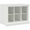 Kathy Ireland® Home By Bush Furniture Woodland Small Shoe Bench With Shelves, 24", White Ash (WDS224WAS-03) -ORGANIZTIONAL STORAGE Sales unnamed file 1610