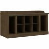 Kathy Ireland® Home By Bush Furniture Woodland Shoe Storage Bench With Shelves, 40", Ash Brown (WDS240ABR-03) 1 Kathy Ireland® Home By Bush Furniture Woodland Shoe Storage Bench With Shelves, 40", Ash Brown (WDS240ABR-03) -ORGANIZTIONAL STORAGE Sales unnamed file 1637