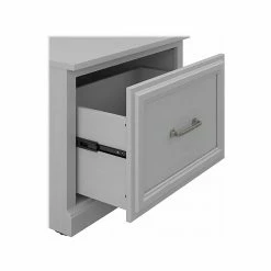 Kathy Ireland® Home By Bush Furniture Woodland Small Shoe Bench With Drawer, 24", Cape Cod Gray (WDS124CG-03) -ORGANIZTIONAL STORAGE Sales unnamed file 1648