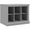 Kathy Ireland® Home By Bush Furniture Woodland Small Shoe Bench With Shelves, 24", Cape Cod Gray (WDS224CG-03) -ORGANIZTIONAL STORAGE Sales unnamed file 1661