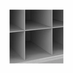 Kathy Ireland® Home By Bush Furniture Woodland Small Shoe Bench With Shelves, 24", Cape Cod Gray (WDS224CG-03) -ORGANIZTIONAL STORAGE Sales unnamed file 1663