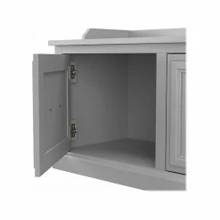 Kathy Ireland® Home By Bush Furniture Woodland Shoe Storage Bench With Doors, 40", Cape Cod Gray (WDS140CG-03) -ORGANIZTIONAL STORAGE Sales unnamed file 1676