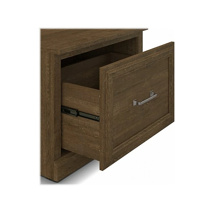 Kathy Ireland® Home By Bush Furniture Woodland Small Shoe Bench With Drawer, 24", Ash Brown (WDS124ABR-03) 6 Kathy Ireland® Home By Bush Furniture Woodland Small Shoe Bench With Drawer, 24", Ash Brown (WDS124ABR-03) - Image 4