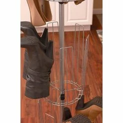 Household Essentials 3-Tier Carousel Boot Tree Shoe Rack (2132-1) -ORGANIZTIONAL STORAGE Sales unnamed file 1715