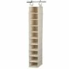 Household Essentials Hanging Shoe Organizer With 10 Pockets, Natural Canvas With Red Cedar (3328-1) 2 Household Essentials Hanging Shoe Organizer With 10 Pockets, Natural Canvas With Red Cedar (3328-1) -ORGANIZTIONAL STORAGE Sales unnamed file 1723