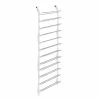 Whitmor 36 Pairs Over The Door Storage Rack, White