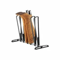 Whitmor 3-Pair Boot Organizer, 17.5" X 22.25" X 10.25", Black/Silver (61964342)