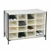 Simplify Shoe Cubby, 16 Compartment, Faux Jute (23200-FEJ) -ORGANIZTIONAL STORAGE Sales unnamed file 1765