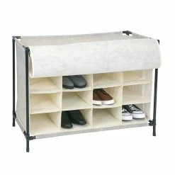 Simplify Shoe Cubby, 16 Compartment, Faux Jute (23200-FEJ) 10 Simplify Shoe Cubby, 16 Compartment, Faux Jute (23200-FEJ) -ORGANIZTIONAL STORAGE Sales unnamed file 1766