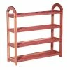 Household Essentials Cedar Shoe Rack, Red (2123-1) -ORGANIZTIONAL STORAGE Sales unnamed file 1798