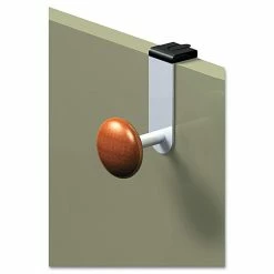 Alba Cubicle Garment Peg, 1 Hook, Wood, 1 1/5" X 1 3/8" X 4 3/10" (PM1PART BO)