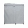 Honey-Can-Do 63" X 60" Portable Wardrobe Closet With Cover, Gray/Black Steel/Polyester (WRD-09198) -ORGANIZTIONAL STORAGE Sales unnamed file 1821