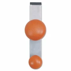 Alba Cubicle Garment Peg, 2 Hooks, Wood, 1 1/5" X 1 3/8" X 7 9/10" (PM2PART BO)