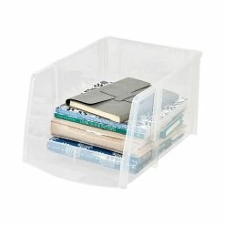 IRIS Storage Bins, Clear, 6/Pack (BIN-XXL) -ORGANIZTIONAL STORAGE Sales unnamed file 186