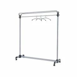 Alba 66.93"H X 59.06"W Garment Rack, Silver Steel (PMGROUP3)