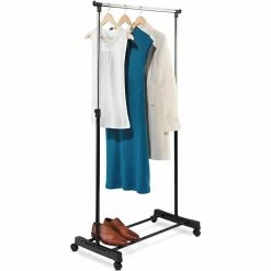 Honey-Can-Do Honey Can Do Adjustable Height Garment Rack