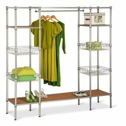 Honey-Can-Do Honey Can Do® Adjustable Free Standing Steel Closet