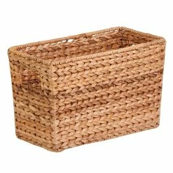 Honey-Can-Do Paper Rope Basket Kit With Hinged Lids, Taupe, 3/Set (STO-02883)
