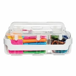 Deflect-O Deflecto 16.54 Qt. Lift Off Lid Storage Tote, White (29003) -ORGANIZTIONAL STORAGE Sales unnamed file 199