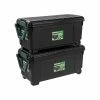 Remington 169 Qt. Latch Lid Storage Totes, Black, 2/Carton (296003) -ORGANIZTIONAL STORAGE Sales unnamed file 229