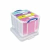 Really Useful Box® 32 Liter Snap Lid Storage Bin, Clear, 3/Pack (32LC-PK3C) 1 Really Useful Box® 32 Liter Snap Lid Storage Bin, Clear, 3/Pack (32LC-PK3C) -ORGANIZTIONAL STORAGE Sales unnamed file 242