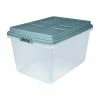 Hefty Hi-Rise 72 Qt. Lift Off Lid Storage Tote, Gray/Clear, 6/Pack (HFT-7163010665666-6)