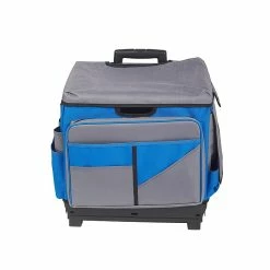 ECR4kids Universal 16.5"H X 17.5"W Plastic Cart, Blue, Each (ELR-0550B-BL)