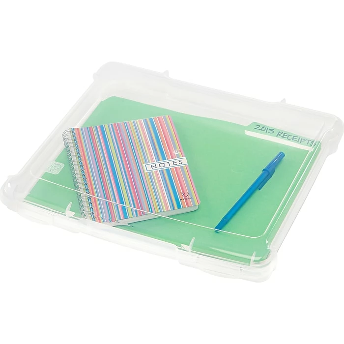 IRIS® 8.5"W X 11"L Slim Project Case, Clear, 10 Pack (150630) 3 IRIS® 8.5"W X 11"L Slim Project Case, Clear, 10 Pack (150630)