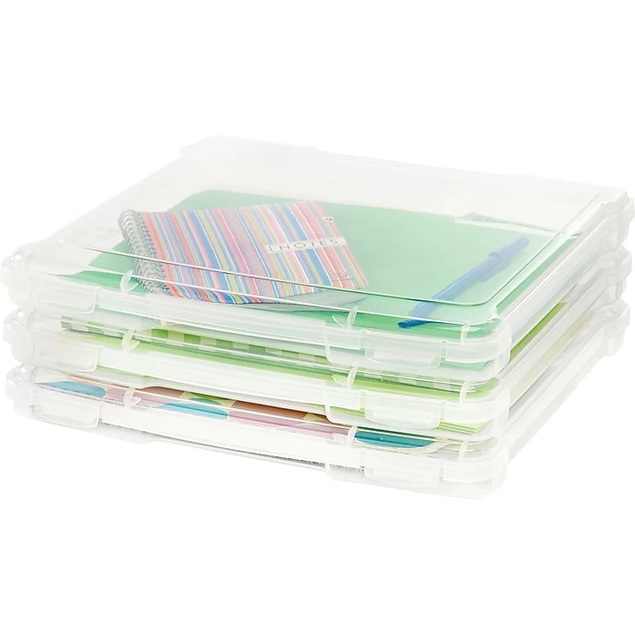 IRIS® 8.5"W X 11"L Slim Project Case, Clear, 10 Pack (150630) 4 IRIS® 8.5"W X 11"L Slim Project Case, Clear, 10 Pack (150630) - Image 2