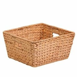 Honey-Can-Do Honey Can Do® Large Square Water Hyacinth Basket (STO-02885)