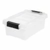 Iris 3 Gallon Heavy Duty Stackable Storage Tote, Clear, 6 Pack (250155) -ORGANIZTIONAL STORAGE Sales unnamed file 327