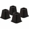 Honey-Can-Do Honey Can Do® Bed Risers, Black (STO-01136) -ORGANIZTIONAL STORAGE Sales unnamed file 333