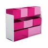 Delta Children Deluxe Multi-Bin Open Lid Toy Organizer With Storage Bins, Bianca White/Light Pink/Dark Pink (TB83413GN-130) -ORGANIZTIONAL STORAGE Sales unnamed file 354