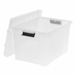 IRIS® 18 Gal Store-It-All Tote, Clear, 4 Pack (250271) -ORGANIZTIONAL STORAGE Sales unnamed file 359