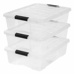 IRIS® 26.9 Quart Stack & Pull Modular Box, Clear With Clear Lid, 6 Pack (100350) 7 IRIS® 26.9 Quart Stack & Pull Modular Box, Clear With Clear Lid, 6 Pack (100350) -ORGANIZTIONAL STORAGE Sales unnamed file 365