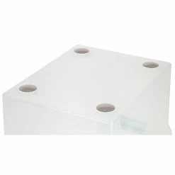 Iris 34 Qt. Latch Lid Stackable Storage Bin, Clear, 4 Pack (140012) -ORGANIZTIONAL STORAGE Sales unnamed file 385