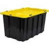 Mount-It! 63.4 Qt. Snap Lid Storage Bin, Black/Yellow, 3/Pack (WI-3001) -ORGANIZTIONAL STORAGE Sales unnamed file 403
