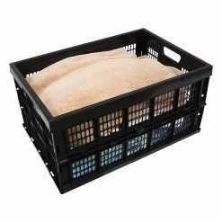 Mount-It! 51.78 Qt. Open Lid Storage Crate, Black (WI-3002) 8 Mount-It! 51.78 Qt. Open Lid Storage Crate, Black (WI-3002) -ORGANIZTIONAL STORAGE Sales unnamed file 425