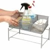 Mind Reader 3 Compartment Metal Mesh Storage Bin, Silver (CABASK-SIL) 1 Mind Reader 3 Compartment Metal Mesh Storage Bin, Silver (CABASK-SIL) -ORGANIZTIONAL STORAGE Sales unnamed file 431