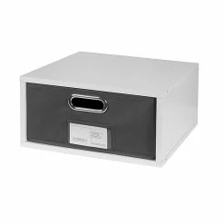 Niche Cubo Half Size Stackable Storage Cube, White Wood Grain (PC1206WH) 8 Niche Cubo Half Size Stackable Storage Cube, White Wood Grain (PC1206WH) -ORGANIZTIONAL STORAGE Sales unnamed file 439