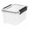 IRIS® 6.5 Quart Weathertight Storage Box, Clear, 6 Pack (110341) -ORGANIZTIONAL STORAGE Sales unnamed file 454
