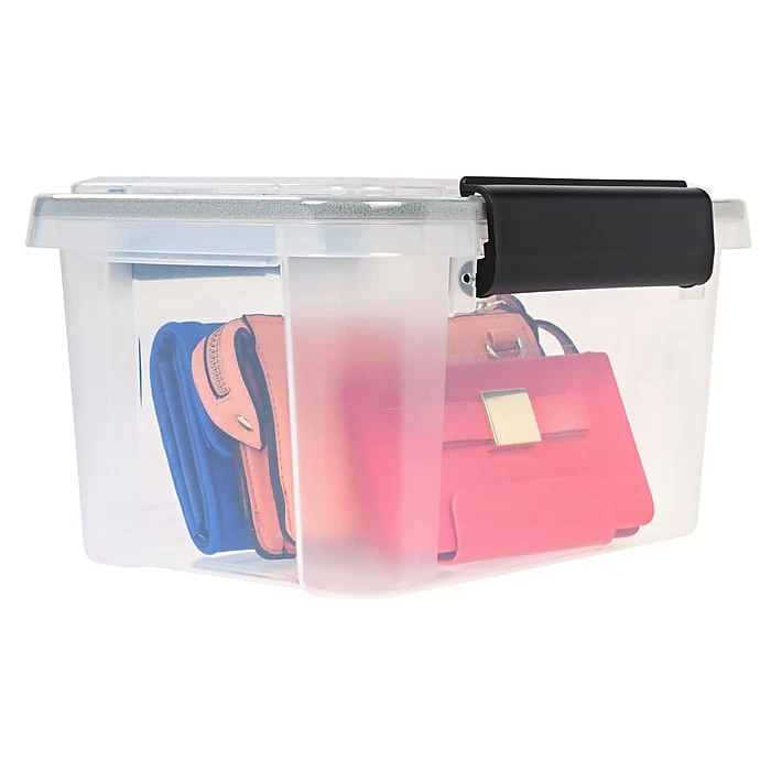 IRIS® 6.5 Quart Weathertight Storage Box, Clear, 6 Pack (110341) 7 IRIS® 6.5 Quart Weathertight Storage Box, Clear, 6 Pack (110341) - Image 5