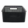 Advantus Weave Plastic Bin, Black, Each -ORGANIZTIONAL STORAGE Sales unnamed file 46