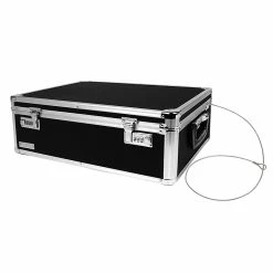 Vaultz® Aluminum Locking Storage Chest With Tether, Black (VZ00642)